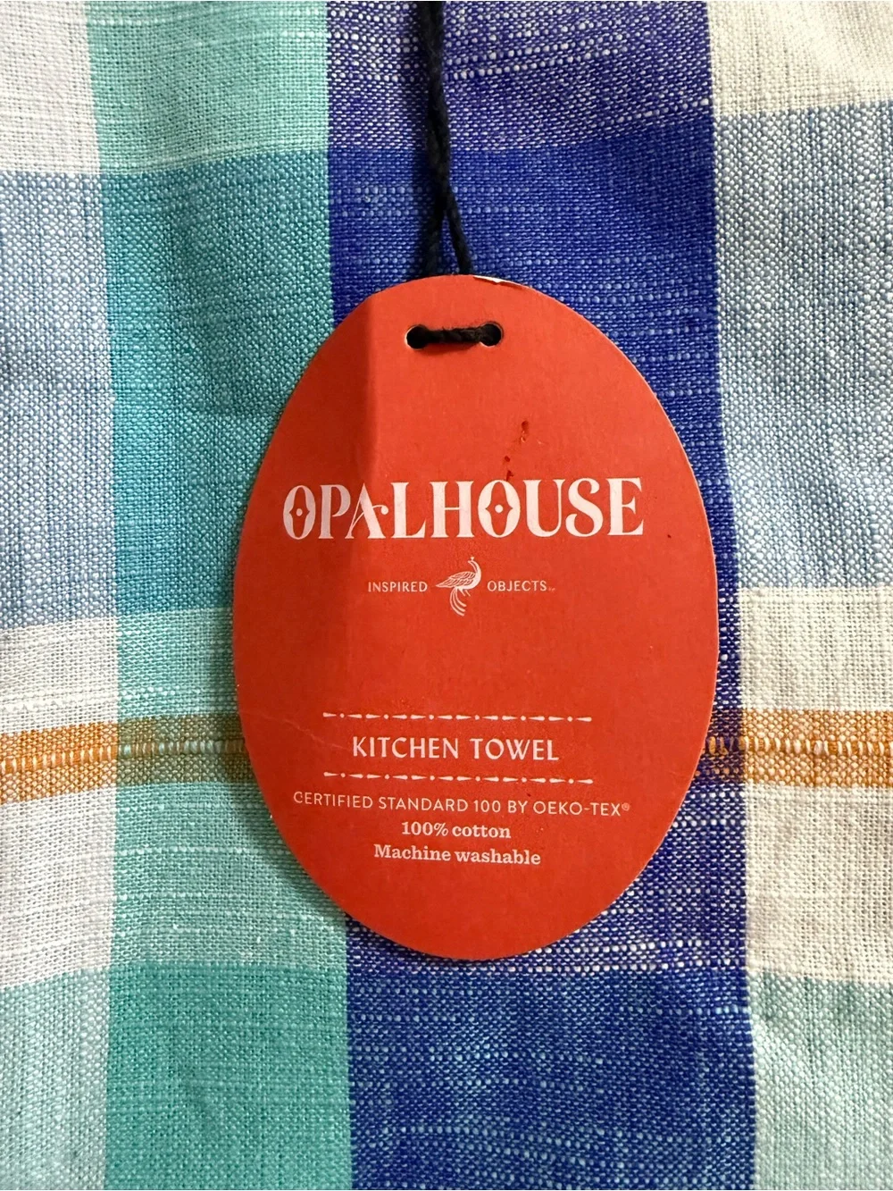 NWT Opalhouse Plaid Kitchen Towel